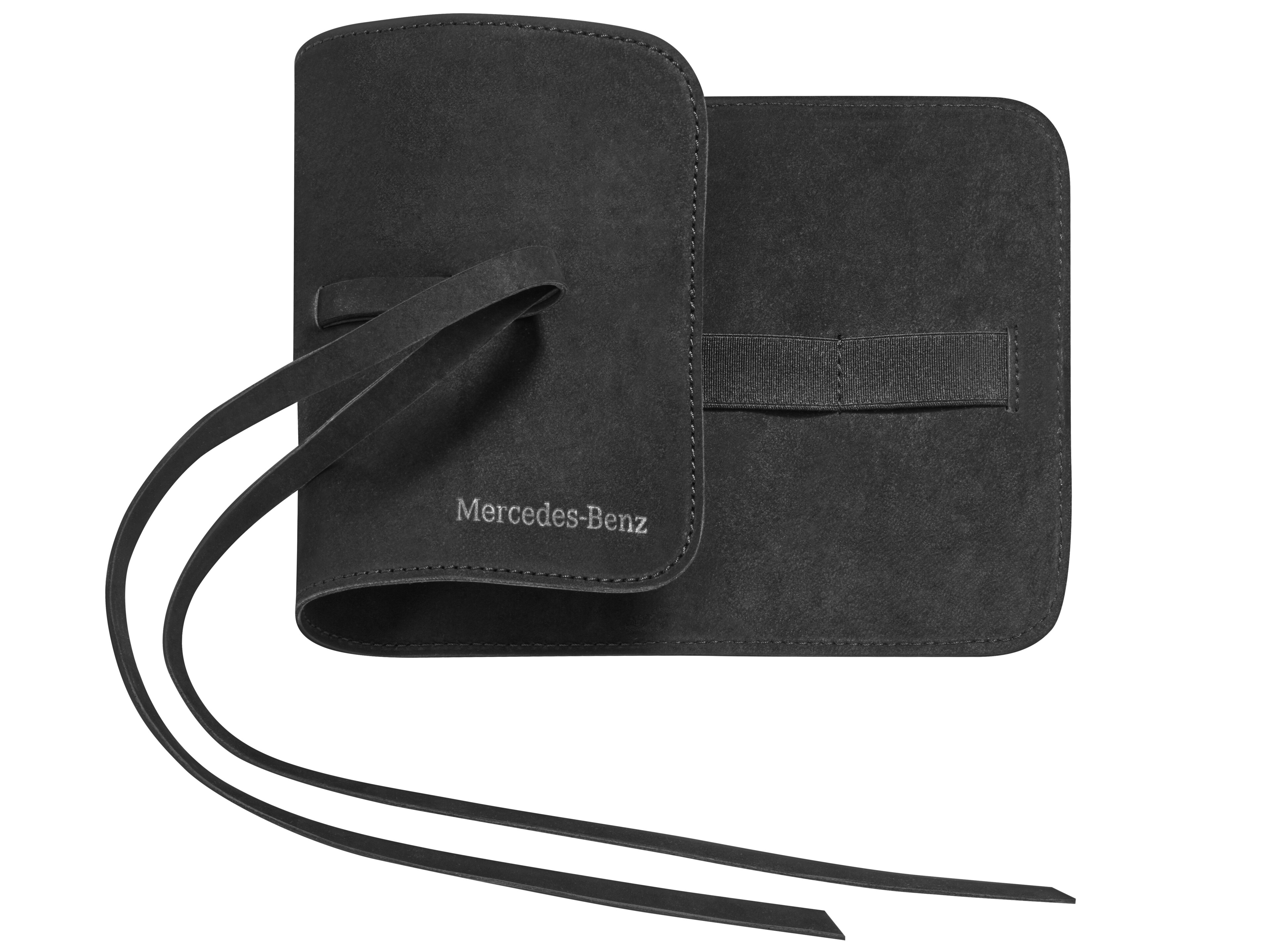 Mercedes-Benz -  Kabel-Organizer schwarz, Nubukleder
