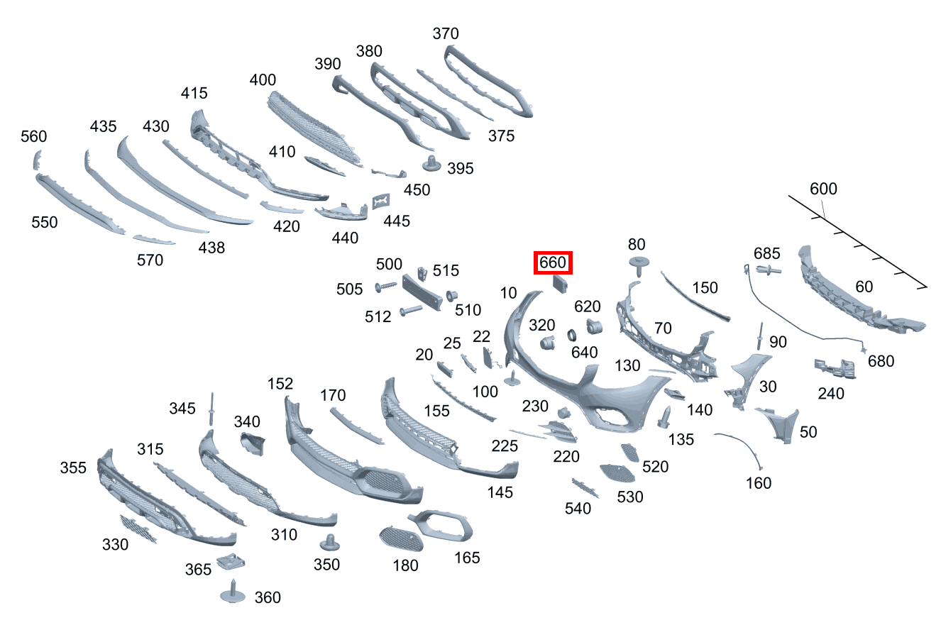 Radarsensor Kollisionswarner GLC 300 253 Radarsensor Kollisionswarner GLC 300 253