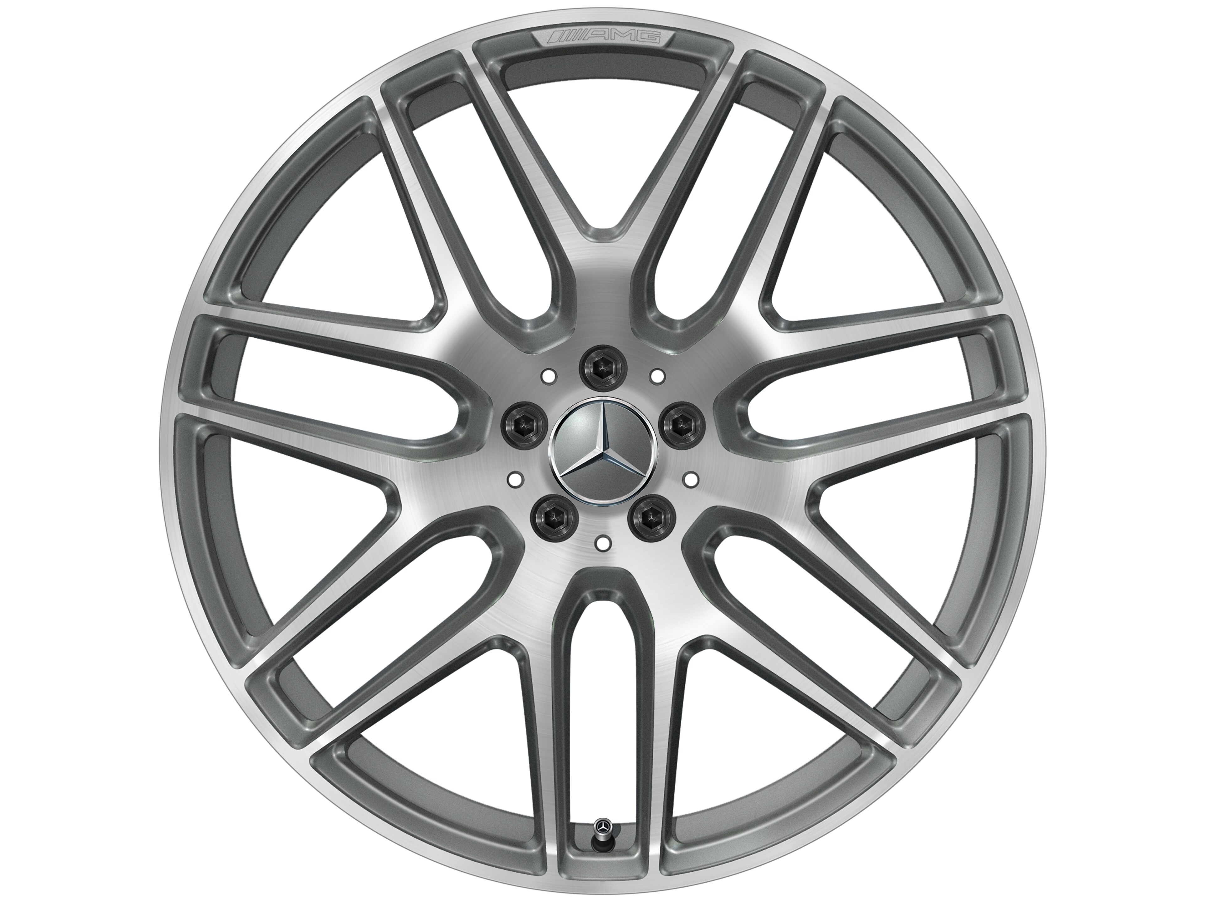 Mercedes-Benz -  AMG Leichtmetallrad, 22 Zoll, 11,5 J x 22 ET 42, titangrau, glanzgedreht