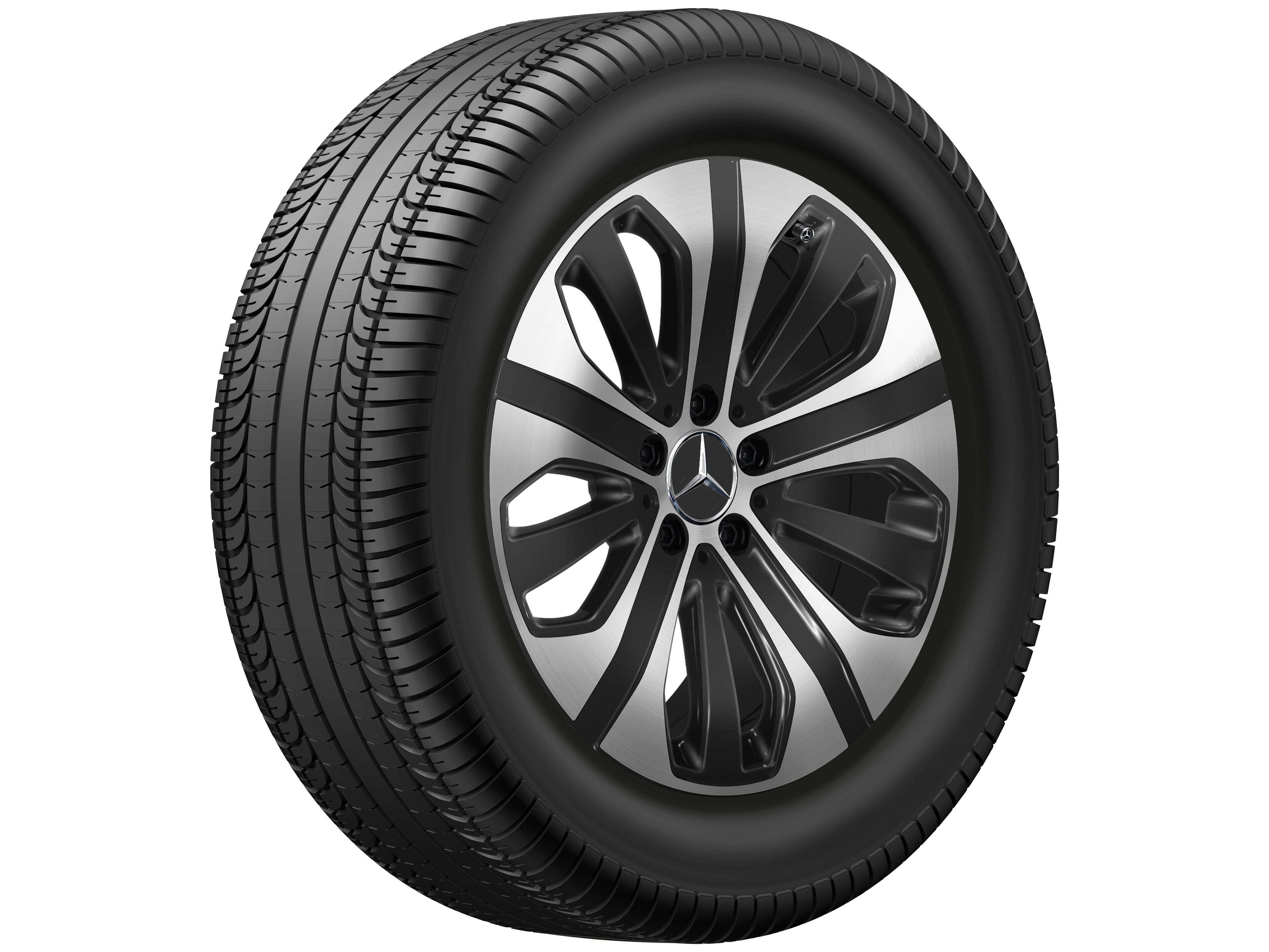 10-Loch-Rad, Aero, 45,7 cm (18 Zoll), glanzge