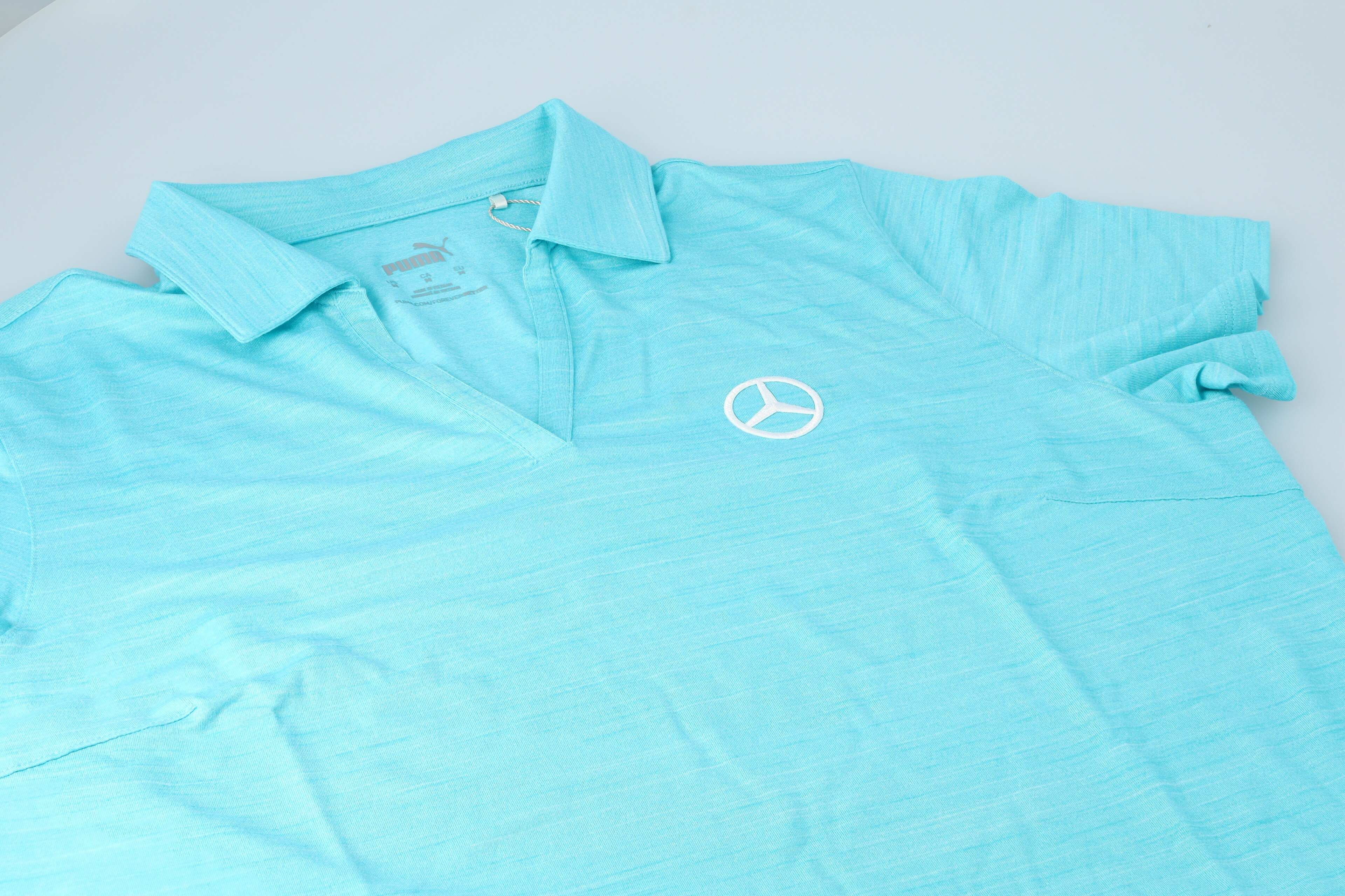 Golf-Poloshirt Damen, türkis