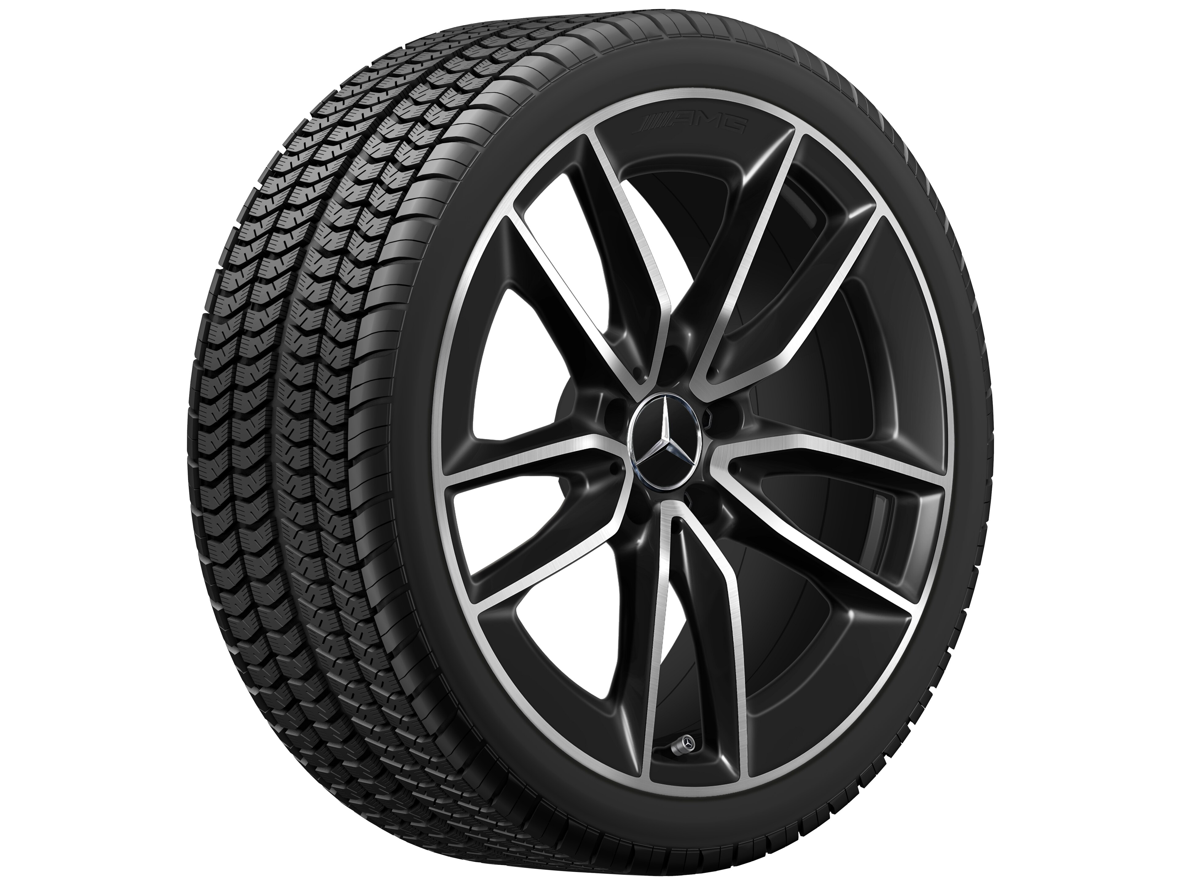 Mercedes-Benz - AMG 5-Doppelspeichen-Rad, 48,3 cm (19 Zoll), AMG 5-Doppelspeichen-Rad, 48,3 cm (19 Zoll),