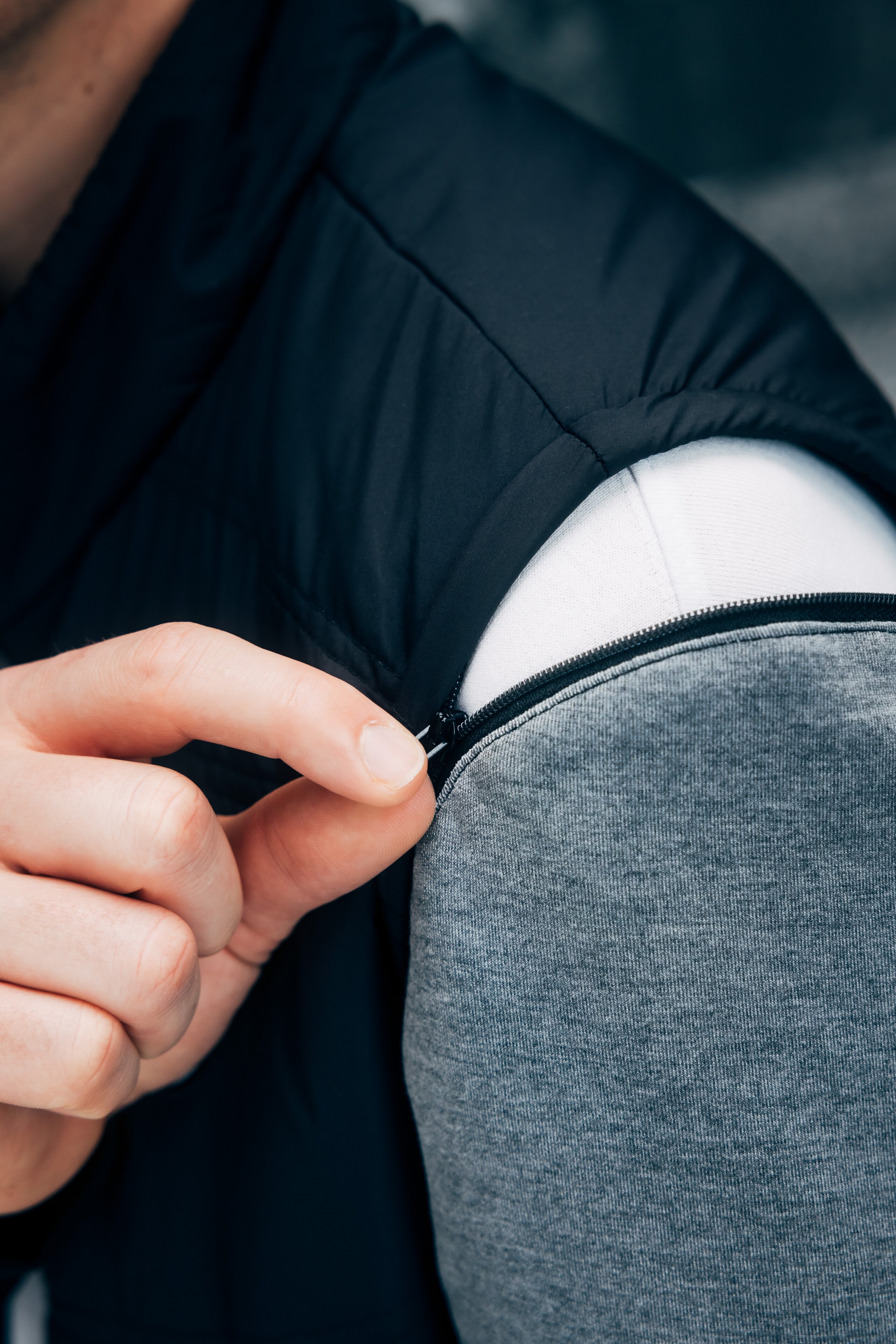 Jacke Herren, schwarz