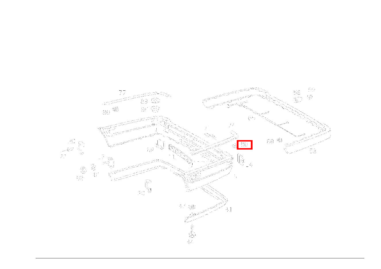 FEDERKLAMMER BLENDE LINKS UND RECHTS AN VERKLEIDUNG ELEGANCE/AVANTGARDE E420T 210