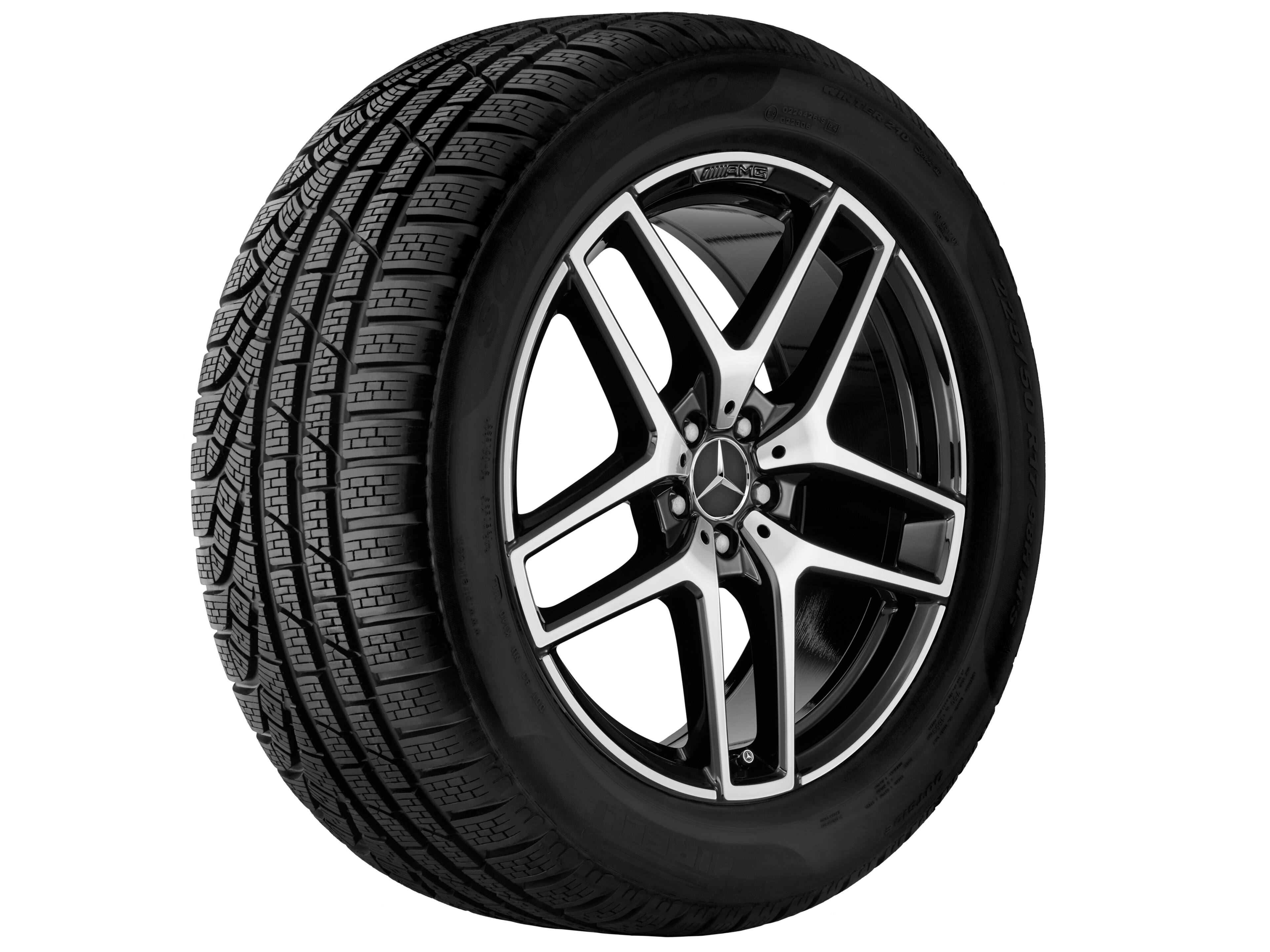 Mercedes-Benz - AMG 5-Doppelspeichen-Rad, 53,3 cm (21 Zoll) AMG 5-Doppelspeichen-Rad, 53,3 cm (21 Zoll)