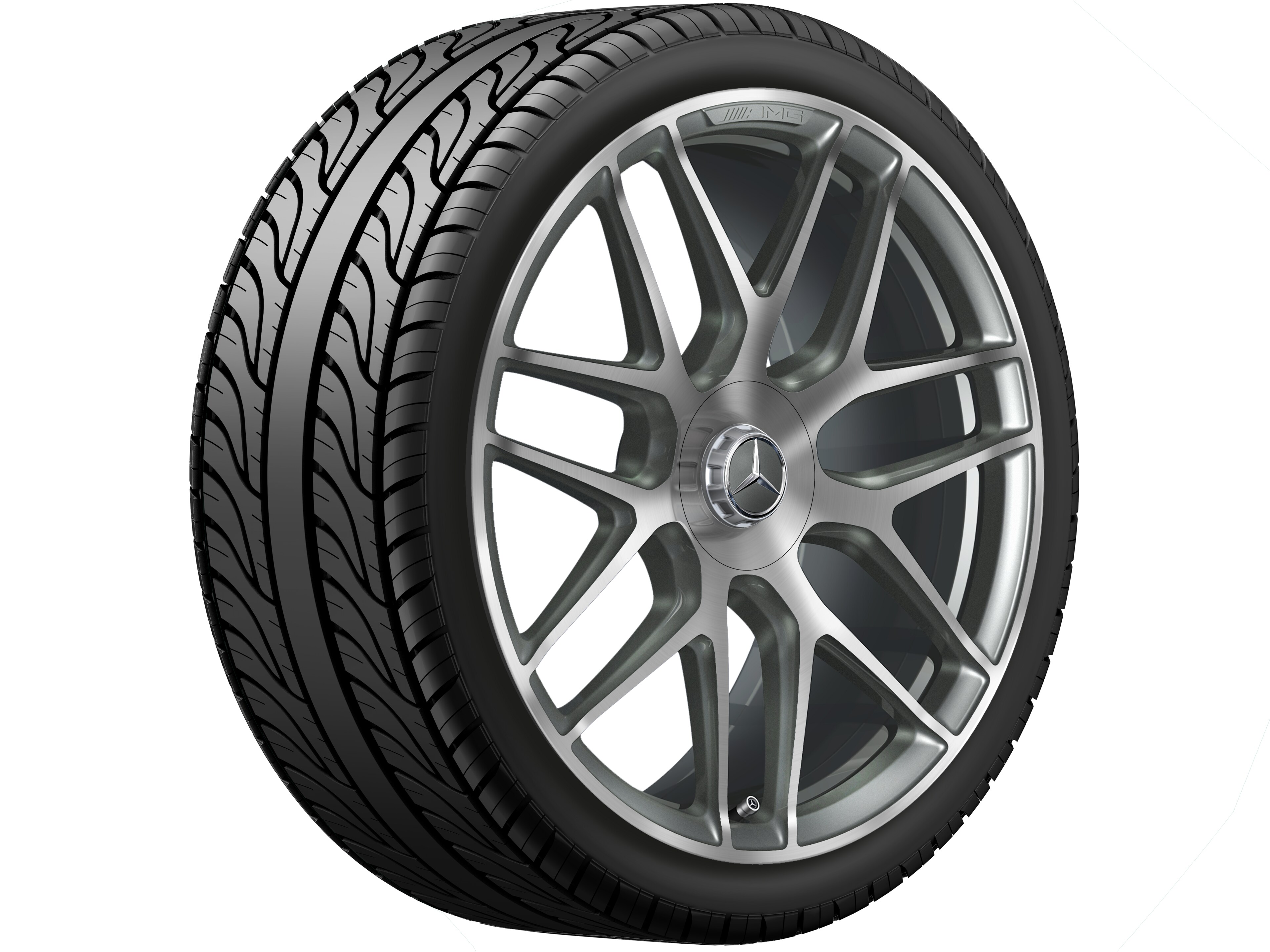 Mercedes-Benz - AMG Schmiederad im Kreuzspeichen-Design, 55,9 cm ( AMG Schmiederad im Kreuzspeichen-Design, 55,9 cm (