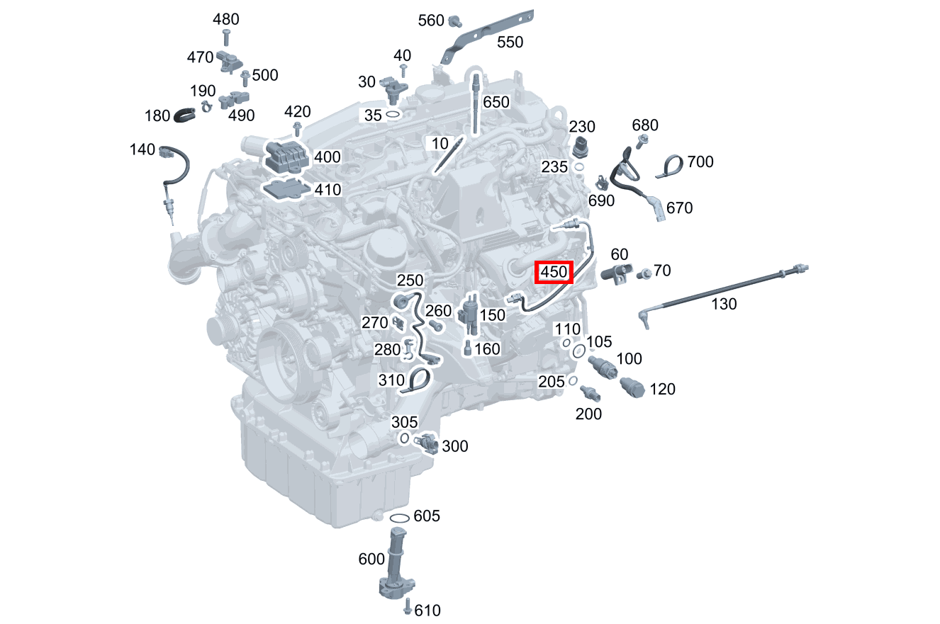 Temperatursensor Niederdruckmessung Abgasrückführung Vito 116 CDI Kasten Lang 245 Temperatursensor Niederdruckmessung Abgasrückführung Vito 116 CDI Kasten Lang 245