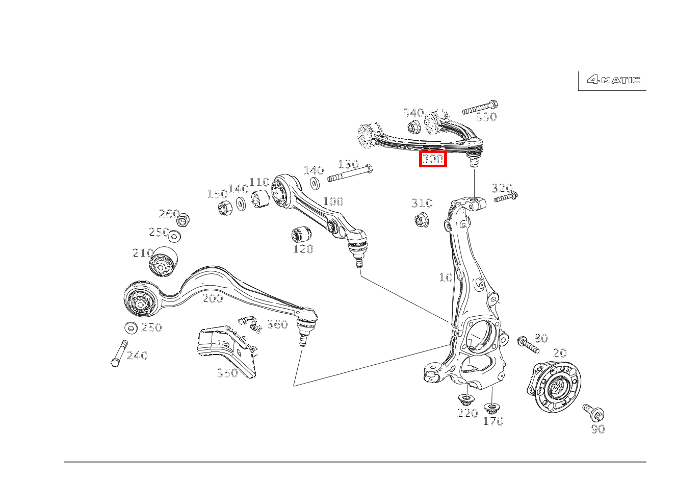 Querlenker Links S 63 AMG 4MATIC+ lang 222 Querlenker Links S 63 AMG 4MATIC+ lang 222