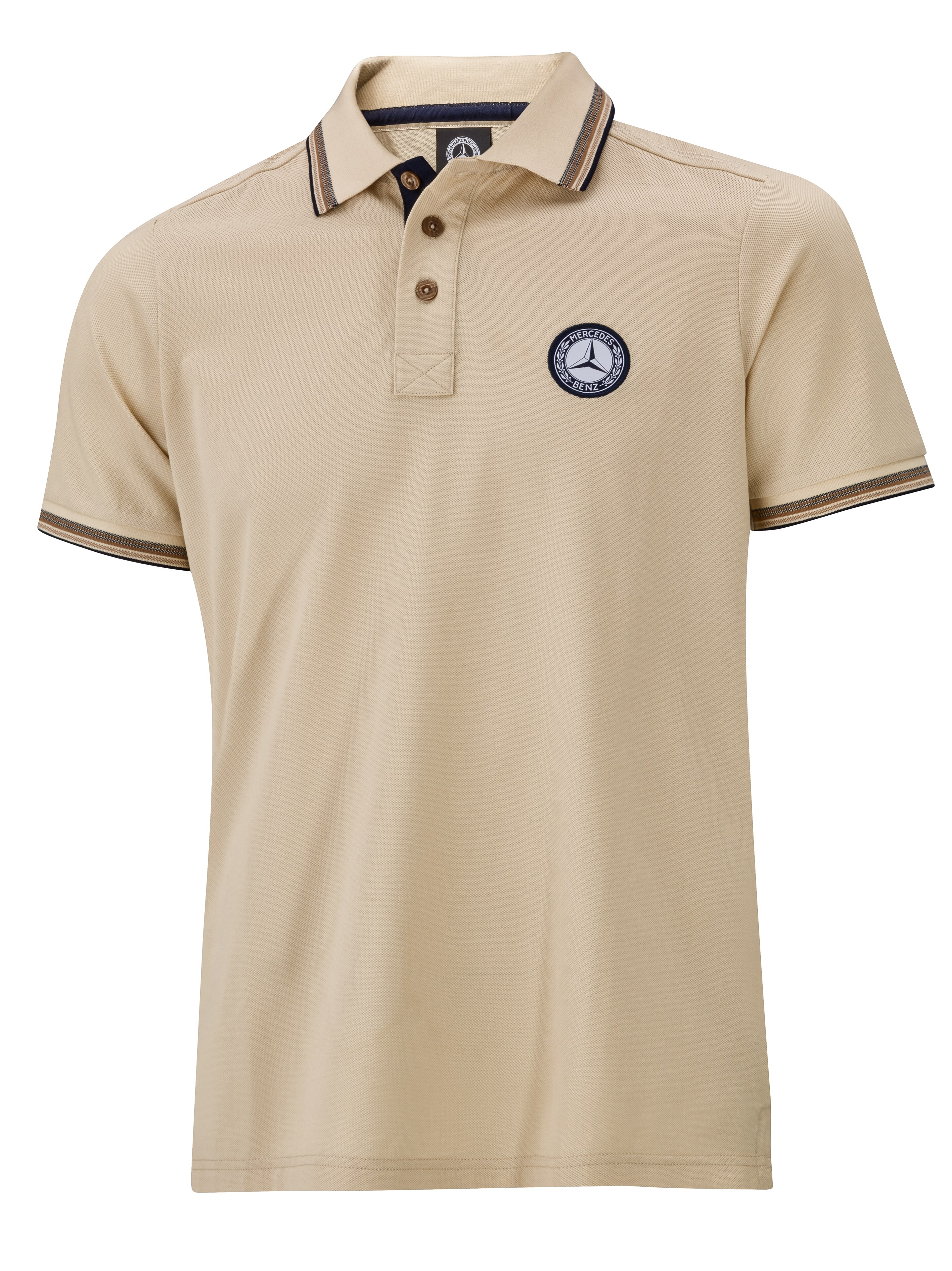 Mercedes-Benz -  Poloshirt Herren, creme