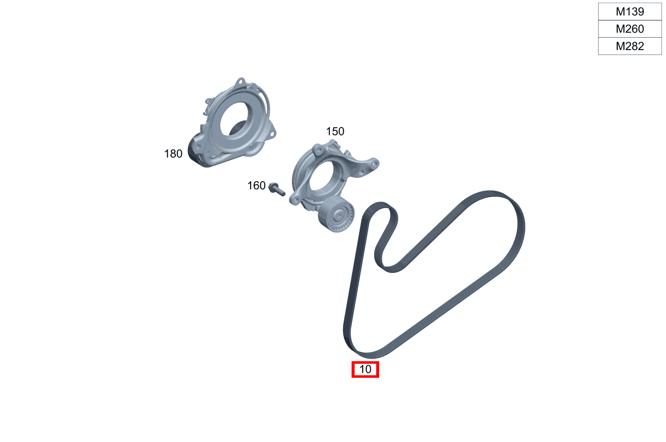 Keilrippenriemen 16.94 X 1510 CLA 250 4MATIC Shooting Brake 118 Keilrippenriemen 16.94 X 1510 CLA 250 4MATIC Shooting Brake 118