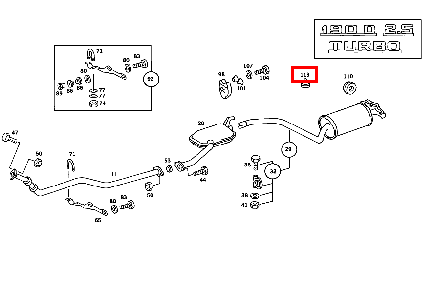 Gummipuffer AUFHAENGUNG NACHSCHALLDAEMPFER SLC 107, /8 115, SE 126  