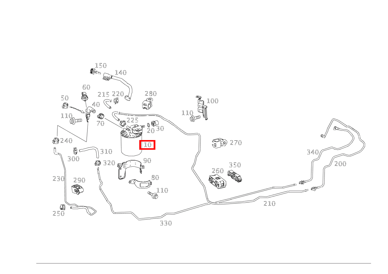 Kraftstofffilter ALSD A 180 d BCA 176