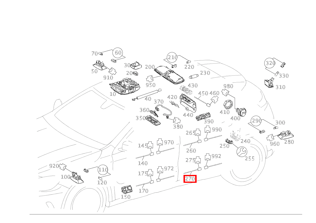Innenraumleuchte BELEUCHTUNG ARMLEHNE LINKS Mercedes-AMG GLA 45 4MATIC Sport Utility Vehicle 156 Innenraumleuchte BELEUCHTUNG ARMLEHNE LINKS Mercedes-AMG GLA 45 4MATIC Sport Utility Vehicle 156