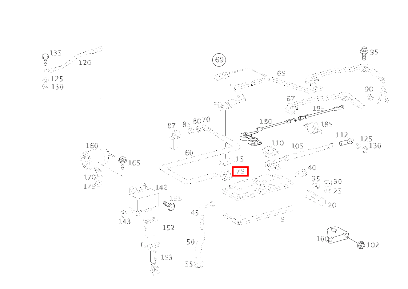BATTERIEKLEMME BATTERIE-PLUSPOL 416 4X2 3550 460 BATTERIEKLEMME BATTERIE-PLUSPOL 416 4X2 3550 460