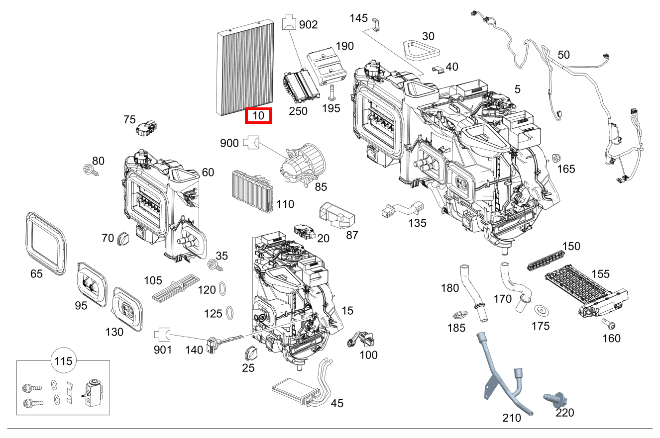 Staubfilter Vito 116 CDI Kasten Lang 245 Staubfilter Vito 116 CDI Kasten Lang 245