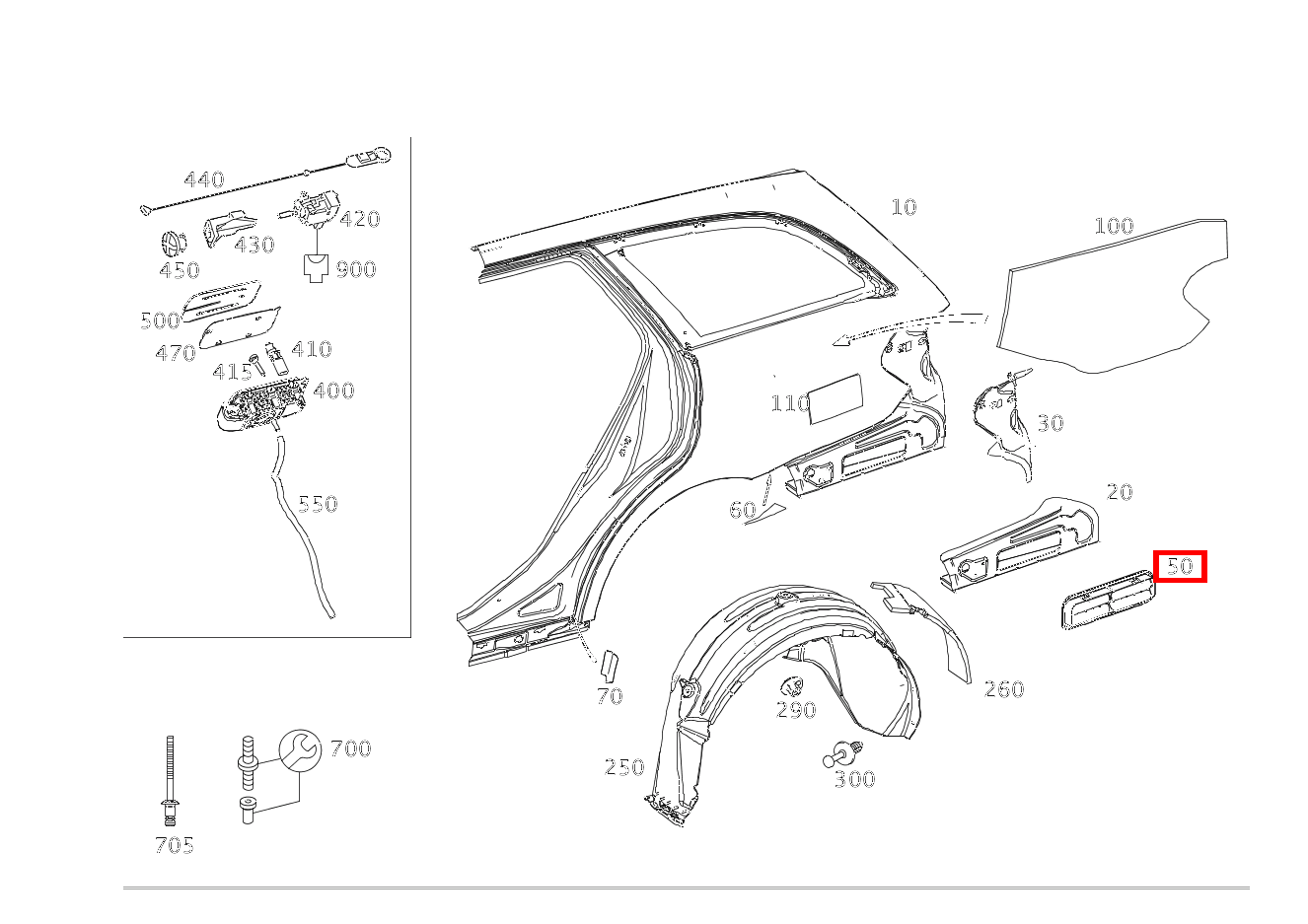 ENTLUEFTUNG ENTLUEFTUNGSKLAPPE HINTEN LINKS E 220 CDI T-Modell 253 ENTLUEFTUNG ENTLUEFTUNGSKLAPPE HINTEN LINKS E 220 CDI T-Modell 253