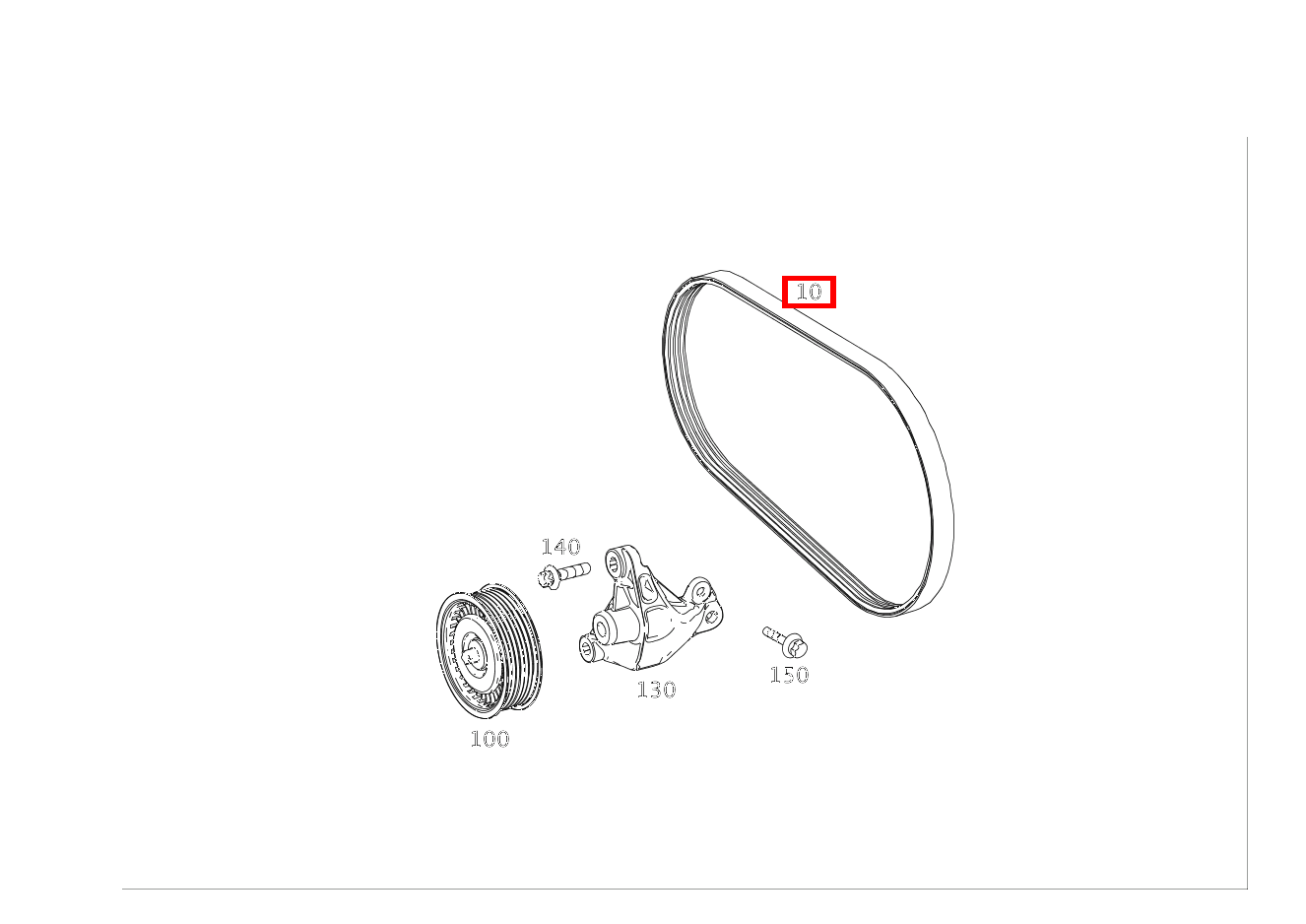 Keilrippenriemen 24.92 X 2005 EQC 400 4MATIC 293 Keilrippenriemen 24.92 X 2005 EQC 400 4MATIC 293