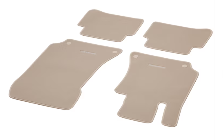 Veloursmatten CLASSIC, Satz, 4-teilig, LL, seidenbeige Veloursmatten CLASSIC, Satz, 4-teilig, LL, seidenbeige