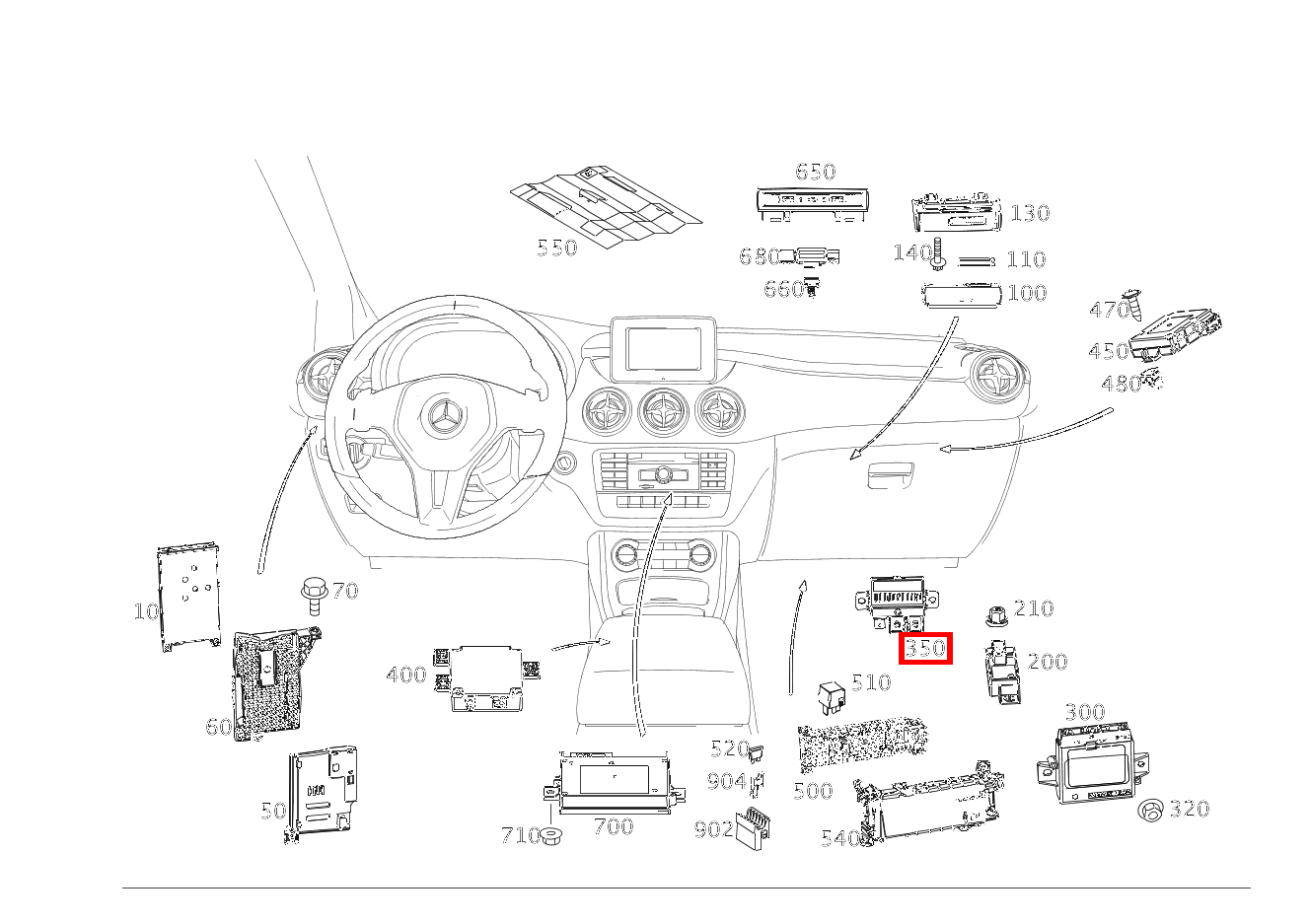 Relais STUETZBATTERIE B200 NGD 242
