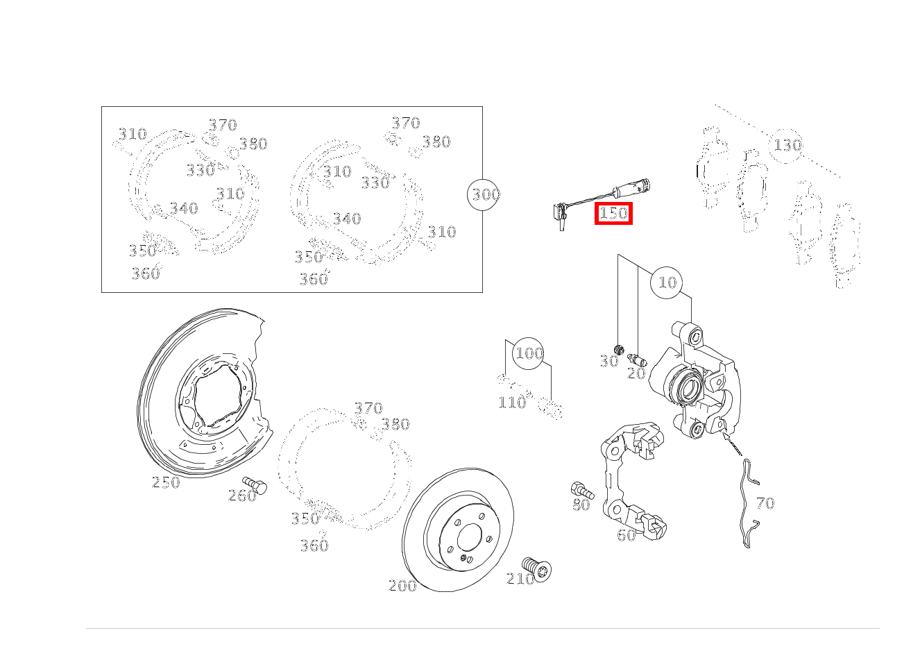 Belagverschleisssensor BREMSBELAGVERSCHLEISSANZEIGE E 500/550 CABR. 207 Belagverschleisssensor BREMSBELAGVERSCHLEISSANZEIGE E 500/550 CABR. 207