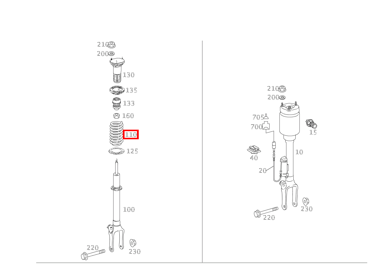Schraubenfeder FARBKENNZEICHNUNG: 1 X HELLGRUEN ML 350 4M BCA 164
