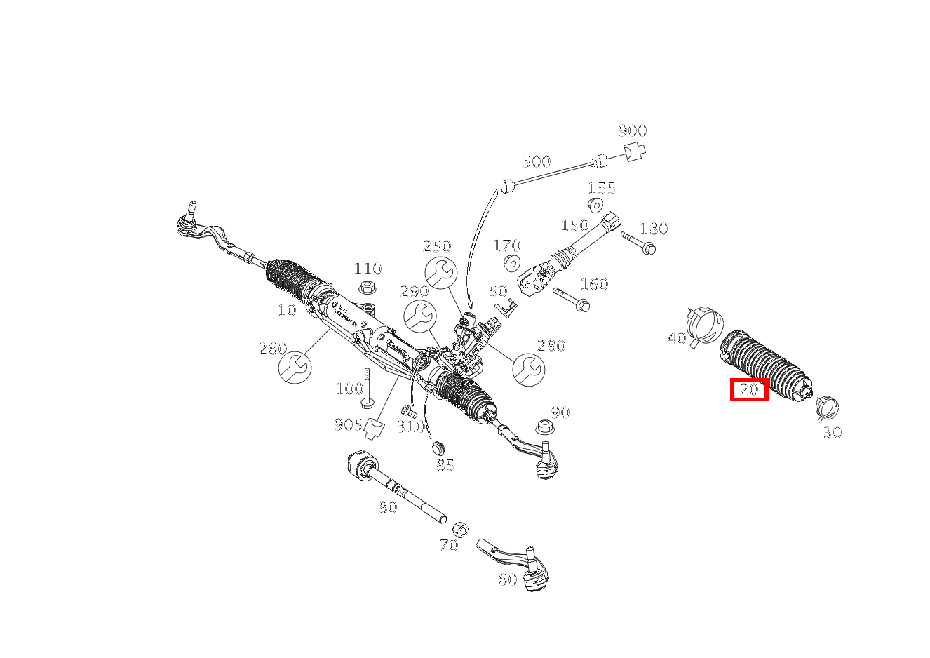 Faltenbalg E 220 CDI T-Modell 253 Faltenbalg E 220 CDI T-Modell 253