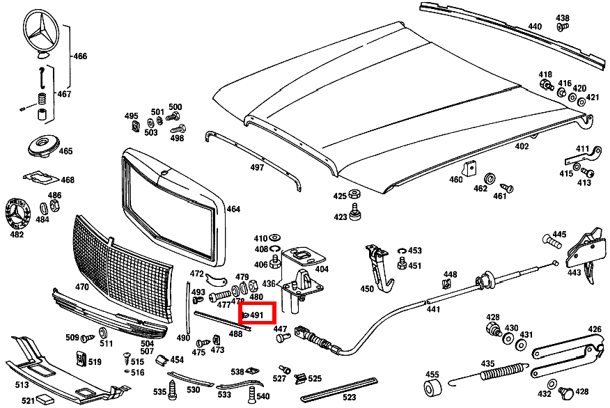 Klammer 450 SEL 6.9 116 Klammer 450 SEL 6.9 116