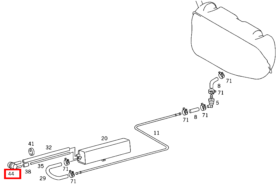 Manschette 420 SEC COUPE mit Automatic 126