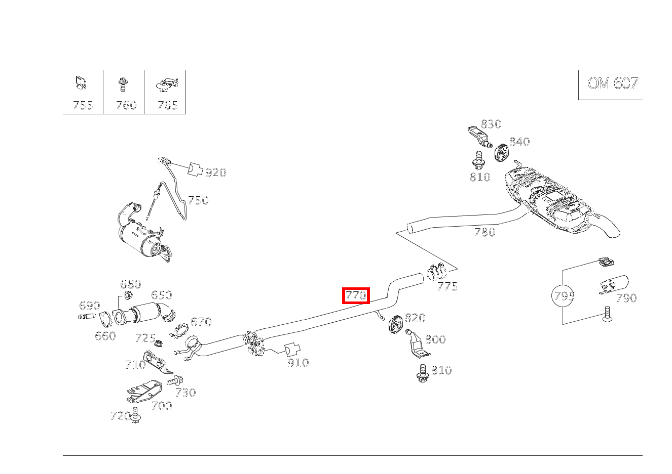 Abgasanlage MITTE ALSD A 180 d BCA 176 Abgasanlage MITTE ALSD A 180 d BCA 176