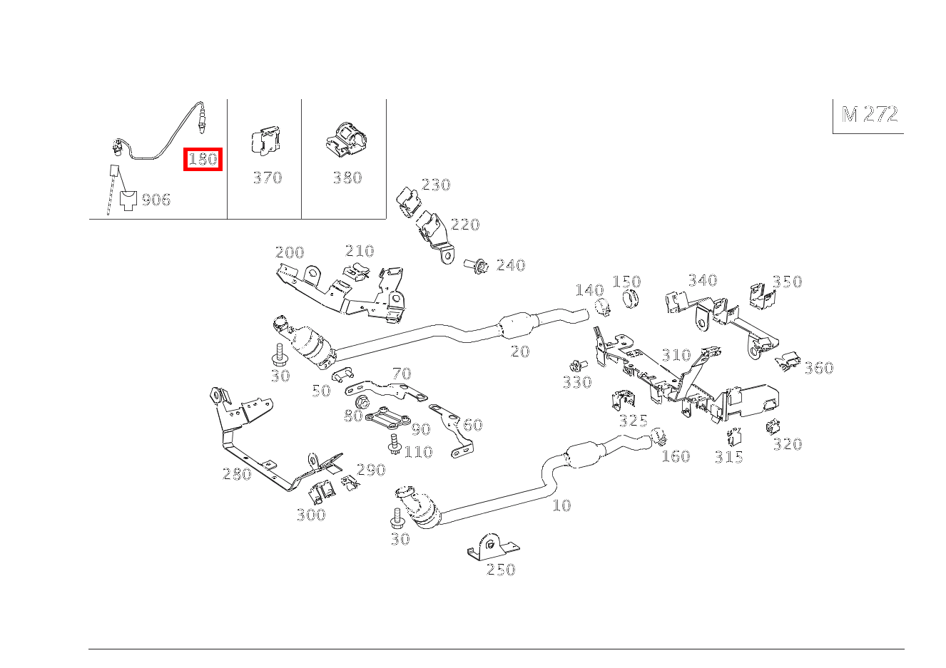 Lambdasonde DIAGNOSESONDE RECHTS NACH KATALYSATOR GLK 350 204 Lambdasonde DIAGNOSESONDE RECHTS NACH KATALYSATOR GLK 350 204