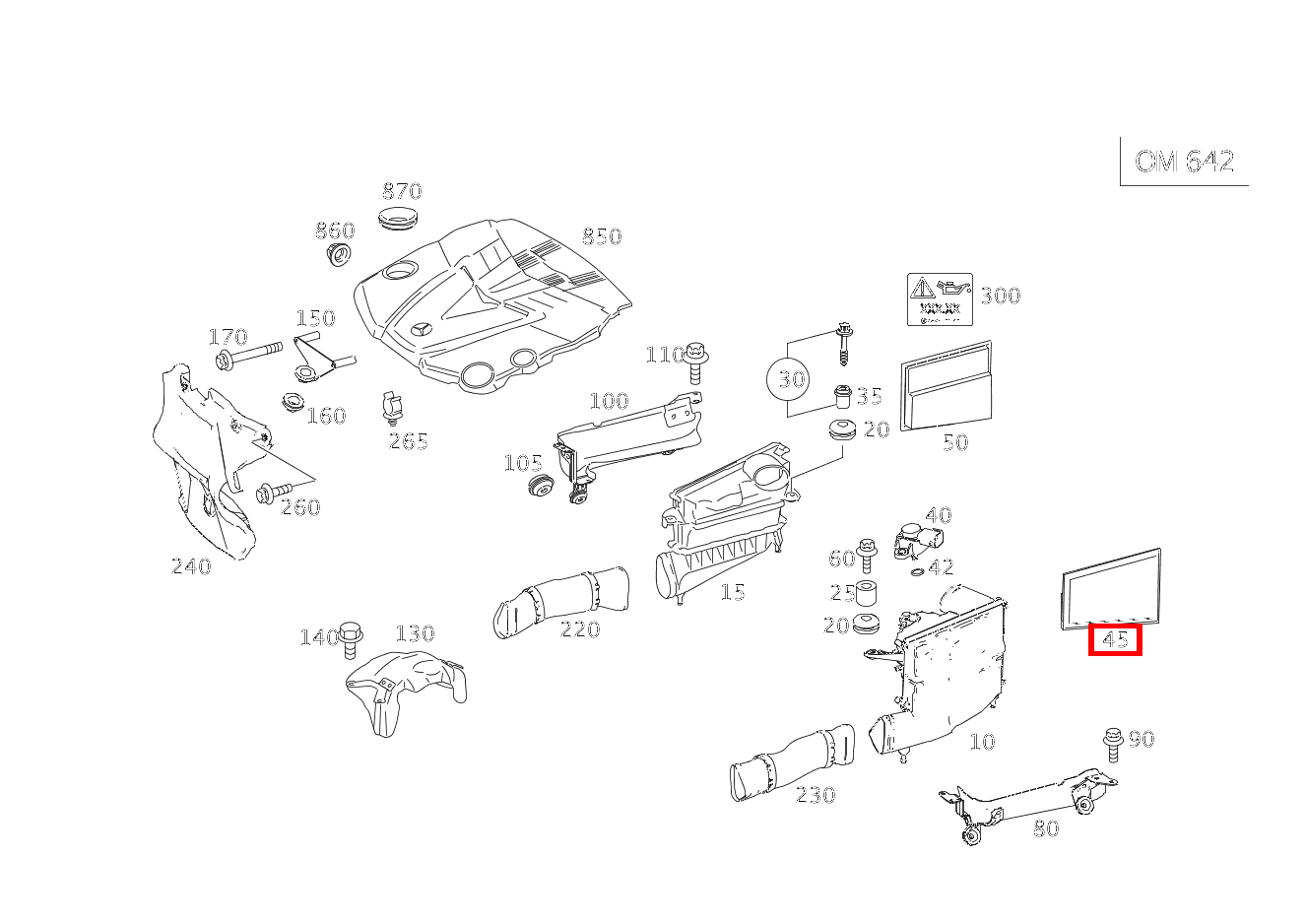 Luftfiltereinsatz LINKS E 320 CDI 4MATIC Limousine 211 Luftfiltereinsatz LINKS E 320 CDI 4MATIC Limousine 211