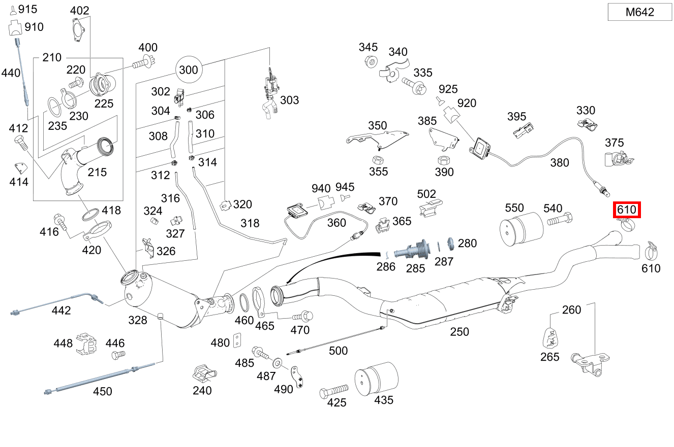 Schelle AUSPUFFROHR MITTE AN AUSPUFFTOPF; Ø55MM TUBE | Ø65MM BOWL GL 350 BlueTEC 4MATIC Off-Roader 164 Schelle AUSPUFFROHR MITTE AN AUSPUFFTOPF; Ø55MM TUBE | Ø65MM BOWL GL 350 BlueTEC 4MATIC Off-Roader 164