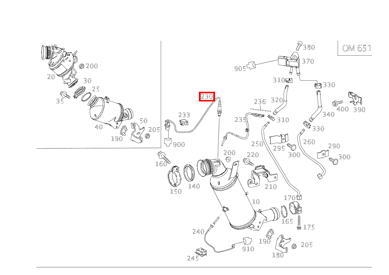 Lambdasonde REGELSONDE VOR KATALYSATOR E250TCDI BLUE EFF 212